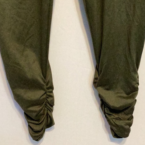 American Dream khaki jersey knit strapless jumpsuit size xs - Picture 4 of 8